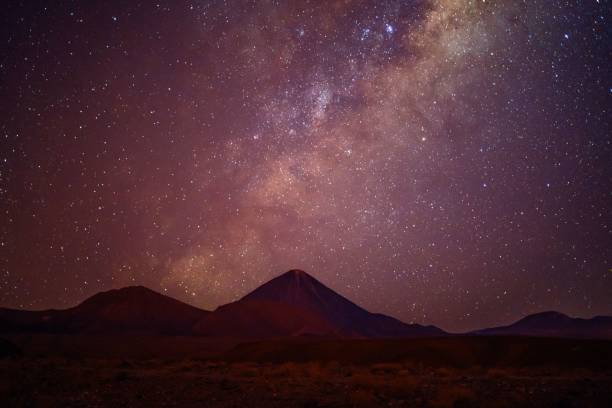 istock Milky Way over licancabur Volcano at night. 2175975751