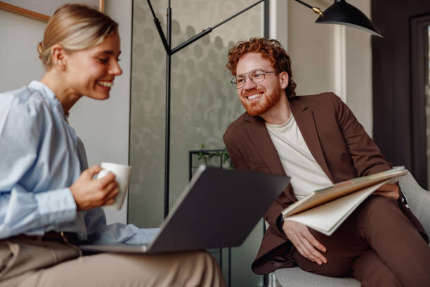 istock Effective Professional Collaboration in a Modern Office Setting Enhances Productivity and Innovation 2175986593