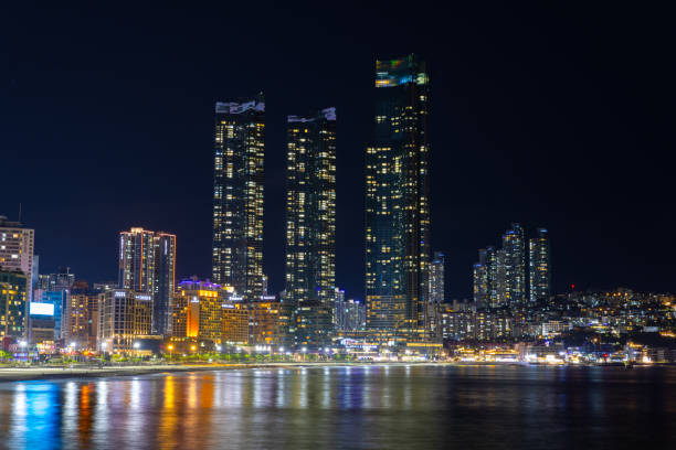 istock Nightscape of Haeundae in Busan 2175995085
