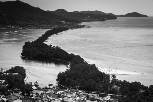 Amanohashidate Sandbar in Japan