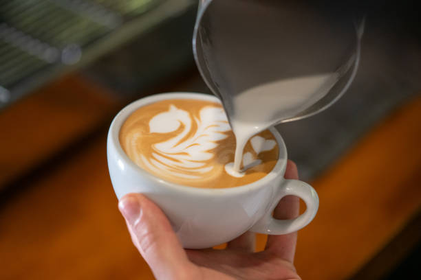 istock Barista make coffee cup latte art 2175996628