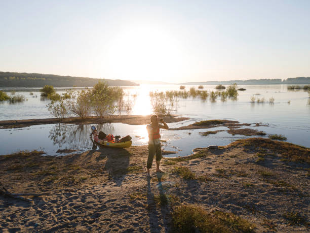 Kayaking Trip & Birding in Danube River at Sunset