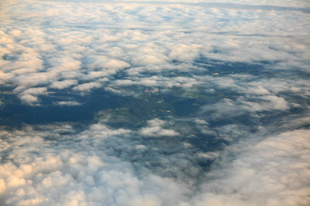 landscape during flght