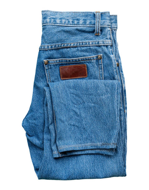 Jeans pant isolated on transparent background. PNG File