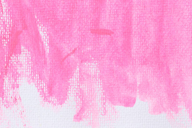 istock Pink is painted on white paper background. 2176023069