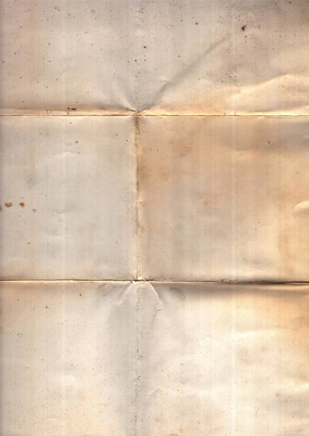 istock Old paper vintage texture surface for background. Recycle pale brown paper crumpled texture, 2176030979