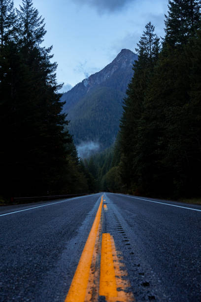 istock Mountain Pass Road in North Cascades Wilderness Area Washington State 2176042776