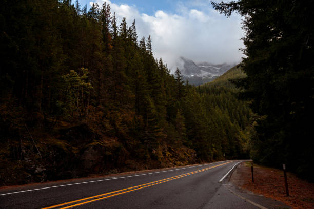 istock Mountain Pass Road in North Cascades Wilderness Area Washington State 2176043011
