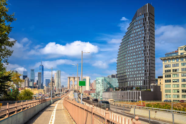 In the United States, New York City showcases its iconic landmarks, bustling streets, and diverse culture, including details of the Brooklyn Bridge, views of Manhattan from the bridge, and of the Manhattan Bridge. Wide and ultra-wide shots of the bridge from multiple angles highlight the city’s unique blend of history and modernity. Representing concepts of urban life, transportation, tourism, business, and culture, this collection illustrates the dynamic and energetic spirit of New York City - The City That Never Sleeps.