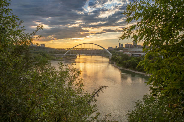 istock North Saskatchewan river at Walterdale Bridge, Edmonton 2176049598