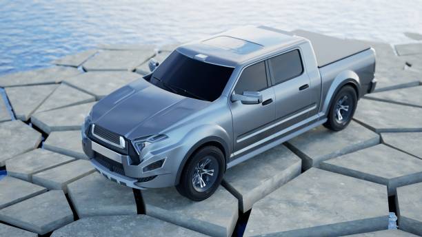 istock Unbranded pick-up truck 2176057215