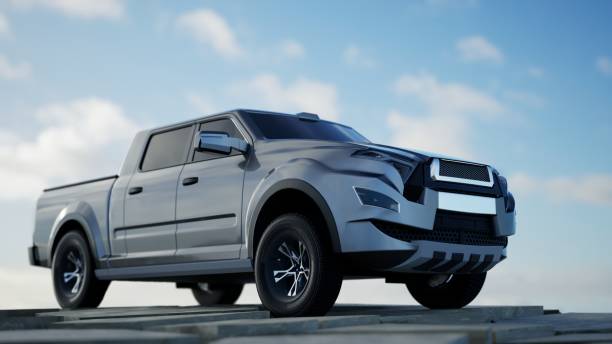 istock Unbranded pick-up truck 2176057219