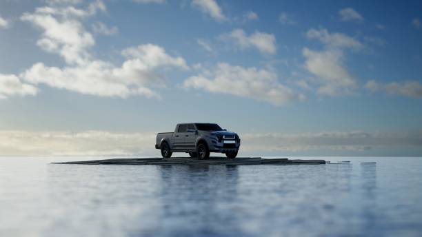 istock Unbranded pick-up truck 2176057223