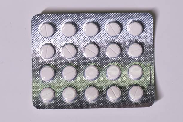 istock Full Pack of White Pills 2176064674