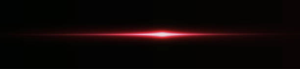 istock red line horizontal lenses, flares, laser beams, flares, light rays, glowing stripes on a dark background, abstract glowing background. 2176068152