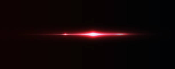 istock red line horizontal lenses, flares, laser beams, flares, light rays, glowing stripes on a dark background, abstract glowing background. 2176068214