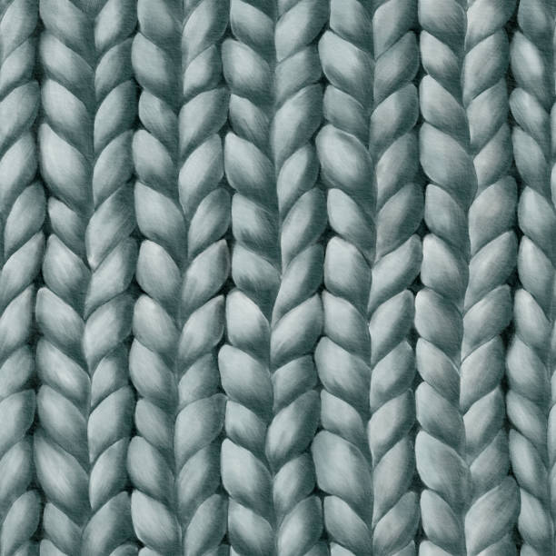 Knitted facing seamless pattern, plaid, blanket, knitting pattern. Hand drawn watercolor illustration for design of wallpaper, packaging, wrapper, cover, fabric background. Knitted facing seamless pattern, plaid, blanket, knitting pattern. Hand drawn watercolor illustration for design of wallpaper, packaging, wrapper, cover, fabric background winter cloth pictures stock illustrations