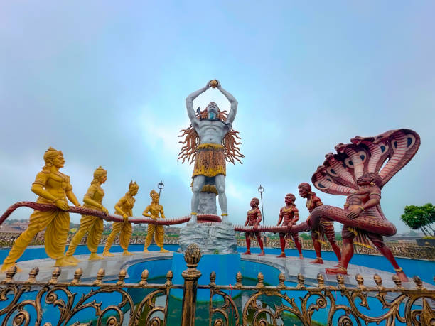 istock statue of indian god mahakaal during samudra manthan 2176069720