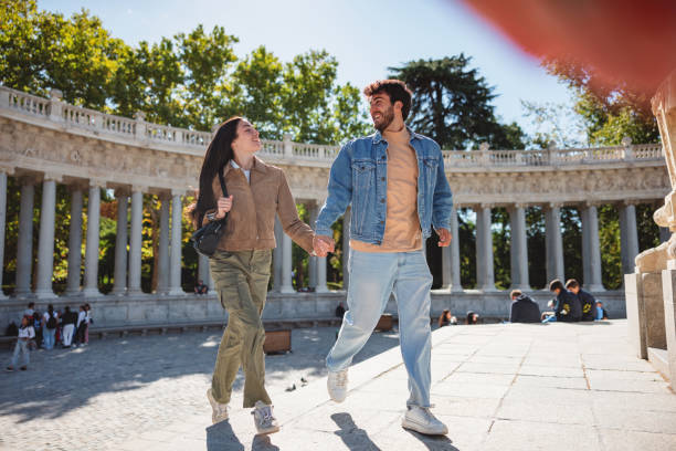 istock Hispanic Couple Enjoying El Retiro Park in Madrid 2176079004