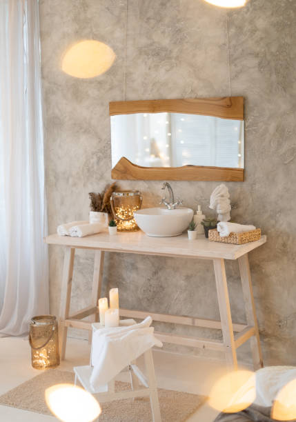 istock Christmas decor in the bathroom 2176084855