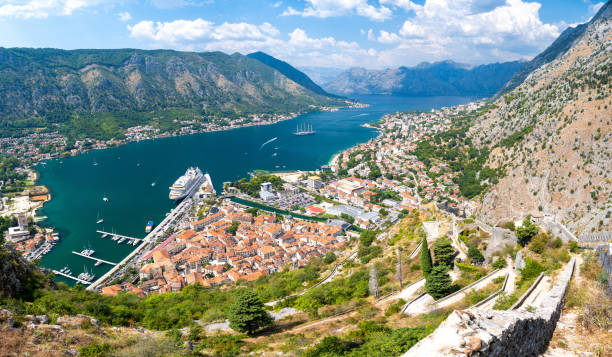istock panoramic view on Kotor bay in Montenegro 2176091974