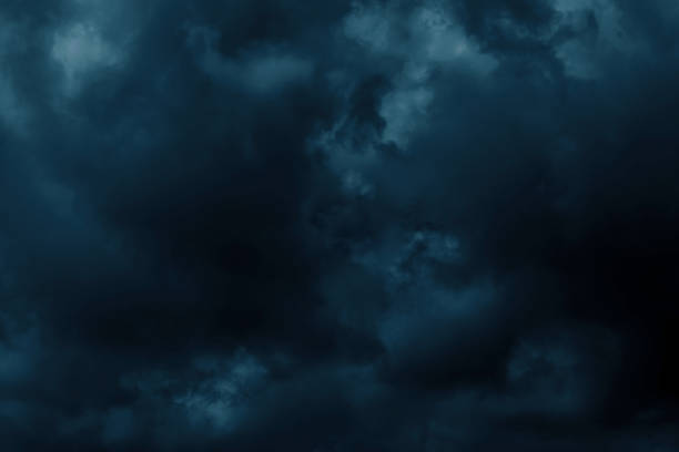 istock Dramatic stormy sky. Thunderstorm scary cloud in rainy season. 2176102125