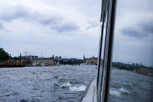 istock View of the sea seen from a ship 2176110382