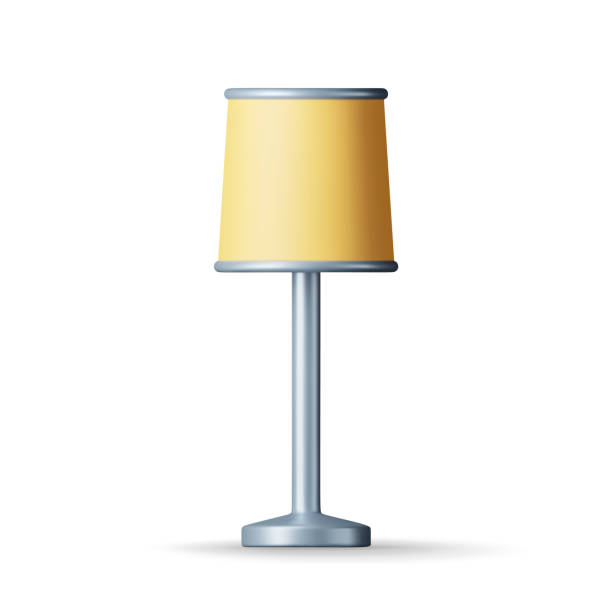istock 3d furniture interior lamp isolated on white. 2176112352