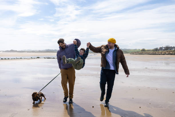 istock Swinging Our Little Boy 2176112692