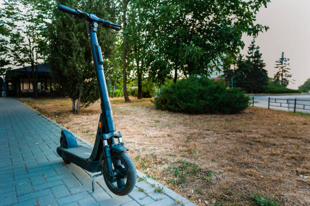 istock Eco-friendly transportation for employees, such as electric scooter rentals for commuting and work-related trips, promoting sustainability. 2176135345