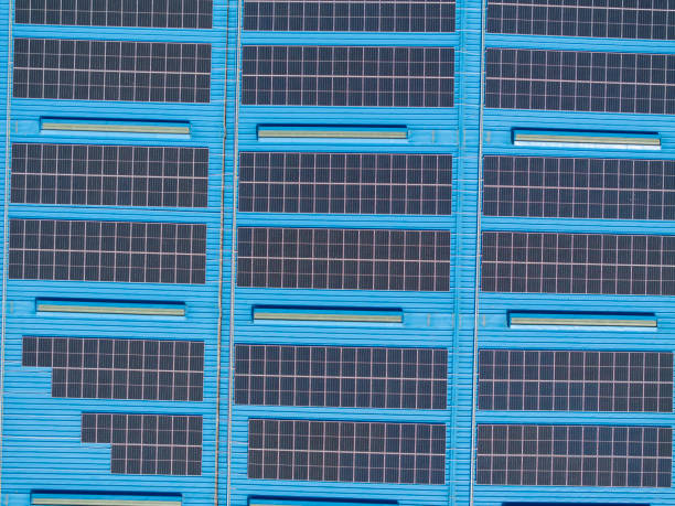istock Factory rooftop solar photovoltaic power station 2176135599