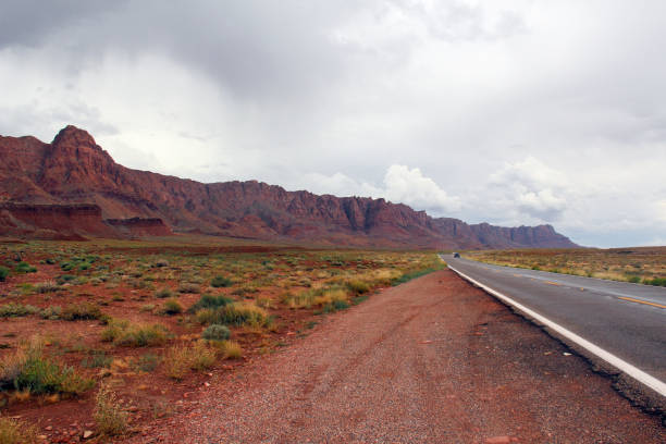 istock Road surrounded by mountains in Sedona 2176142045