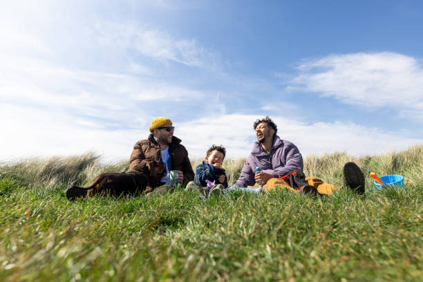 Family Picnic in The Sun