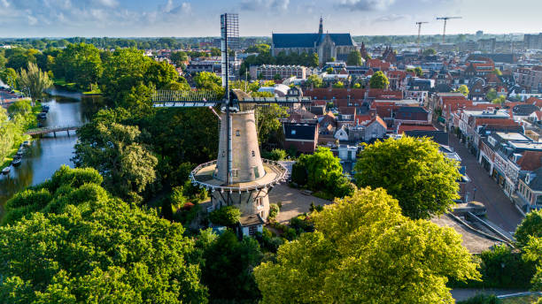 istock City Windmill in Alkmaar, Netherlands 2176163879
