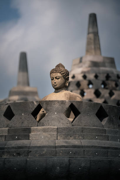 This famous Buddhist temple, dating from the 8th and 9th centuries, is located in central Java and is a popular tourist destination.