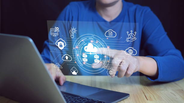 istock Digital transformation change management, internet of things. new technology bigdata and business process strategy, customer service management, cloud computing, smart industry.Aitechnology. 2176168196