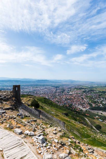 Theatre in Pergamon ancient city archaeological site in Bergama, Turkey