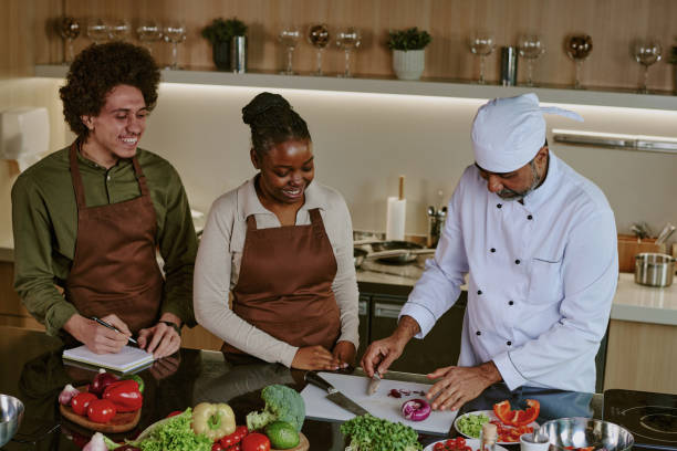 istock Chef Demonstrating Cooking Skills 2176195788