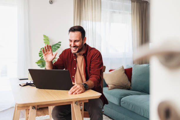 istock Happy businessman working at office 2176198829