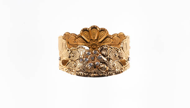 istock golden medieval crown isolated on white background 2176210088