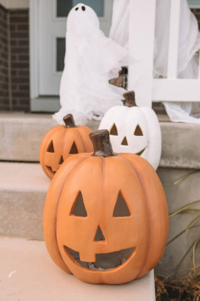 istock Halloween Porch Decor 2176222991