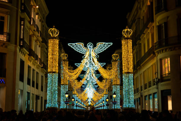 istock People looking at Christmas lights 2176225975