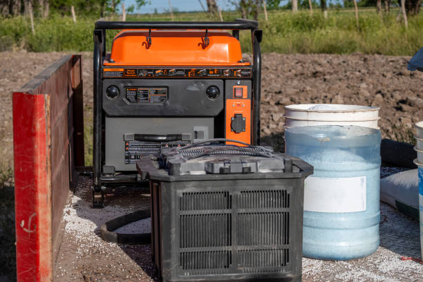 istock Agricultural drone battery charging station. 2176232864