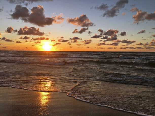 istock Warm sunset over the Baltic Sea. 2176236786