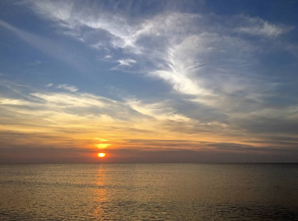 istock Warm sunset over the Baltic Sea. 2176236818