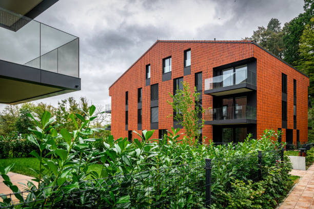 istock New houses construction. Residential house development in the suburb 2176240840