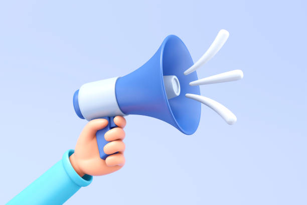 istock Male hand holding megaphone 2176243935