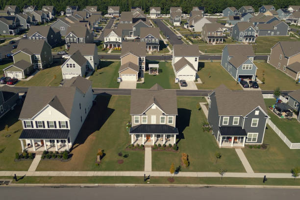 istock New Homes - Neighborhood - Front View 2176247460