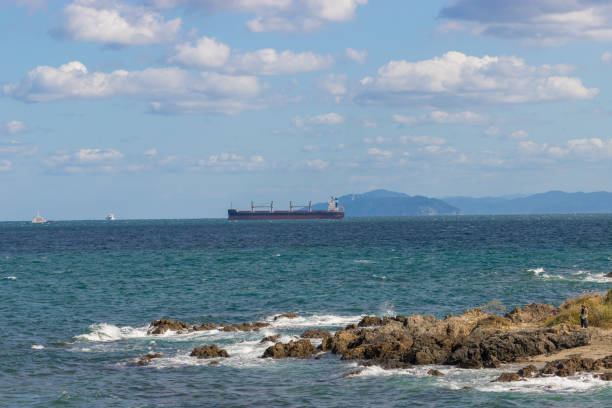 istock Blue sky and blue sea of ​​Saganoseki 2176251049