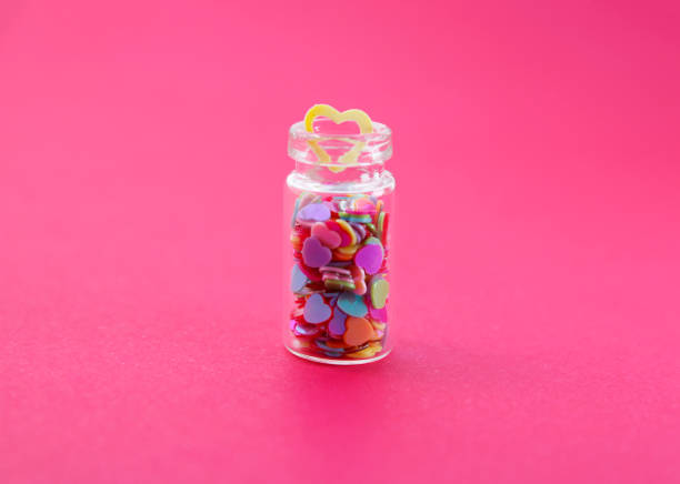 istock Hearts trapped in a glass bottle 2176265841